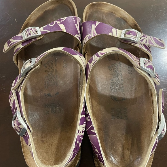 Birkis by Birkenstock 39 250 L8 M6 Womens Size 8 Purple - Picture 5 of 13